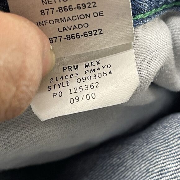 Vintage Tommy Hilfiger Carpenter Jeans Women's 18 28x26 Straight Leg - Picture 14 of 15